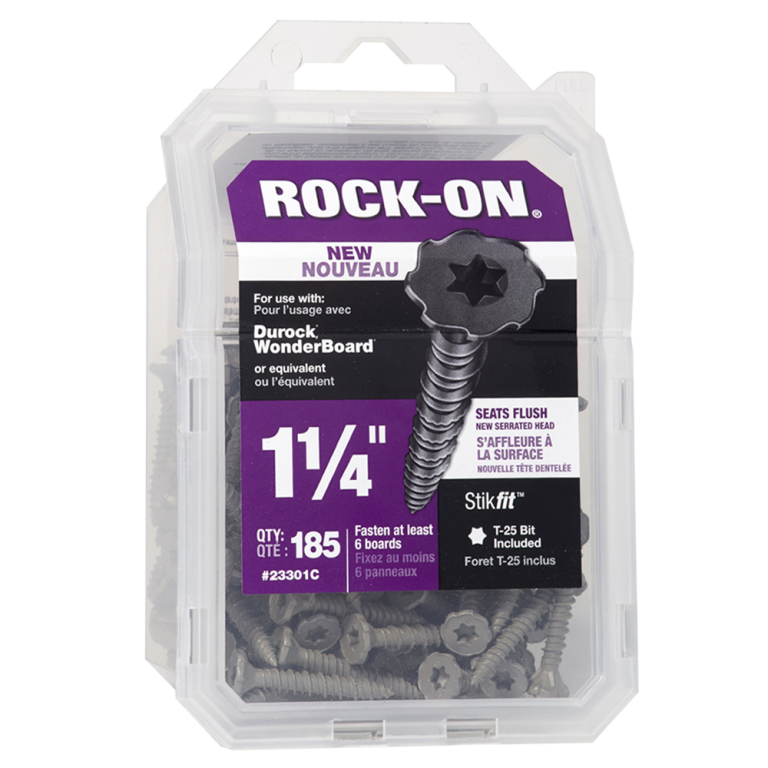 RockOn BackerOn Cement Board Screws Buildex