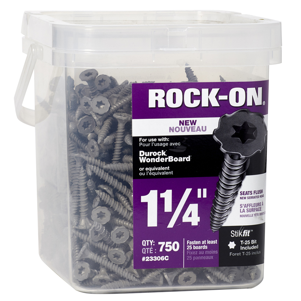 Rock-On Backer-On Cement Board Screws - Buildex